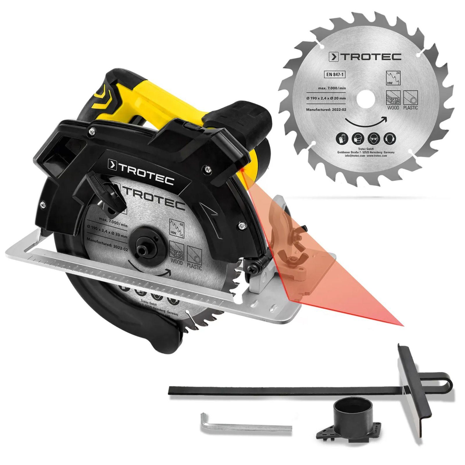 Пила циркулярна Trotec PCSS 10-1400 (4430000050)