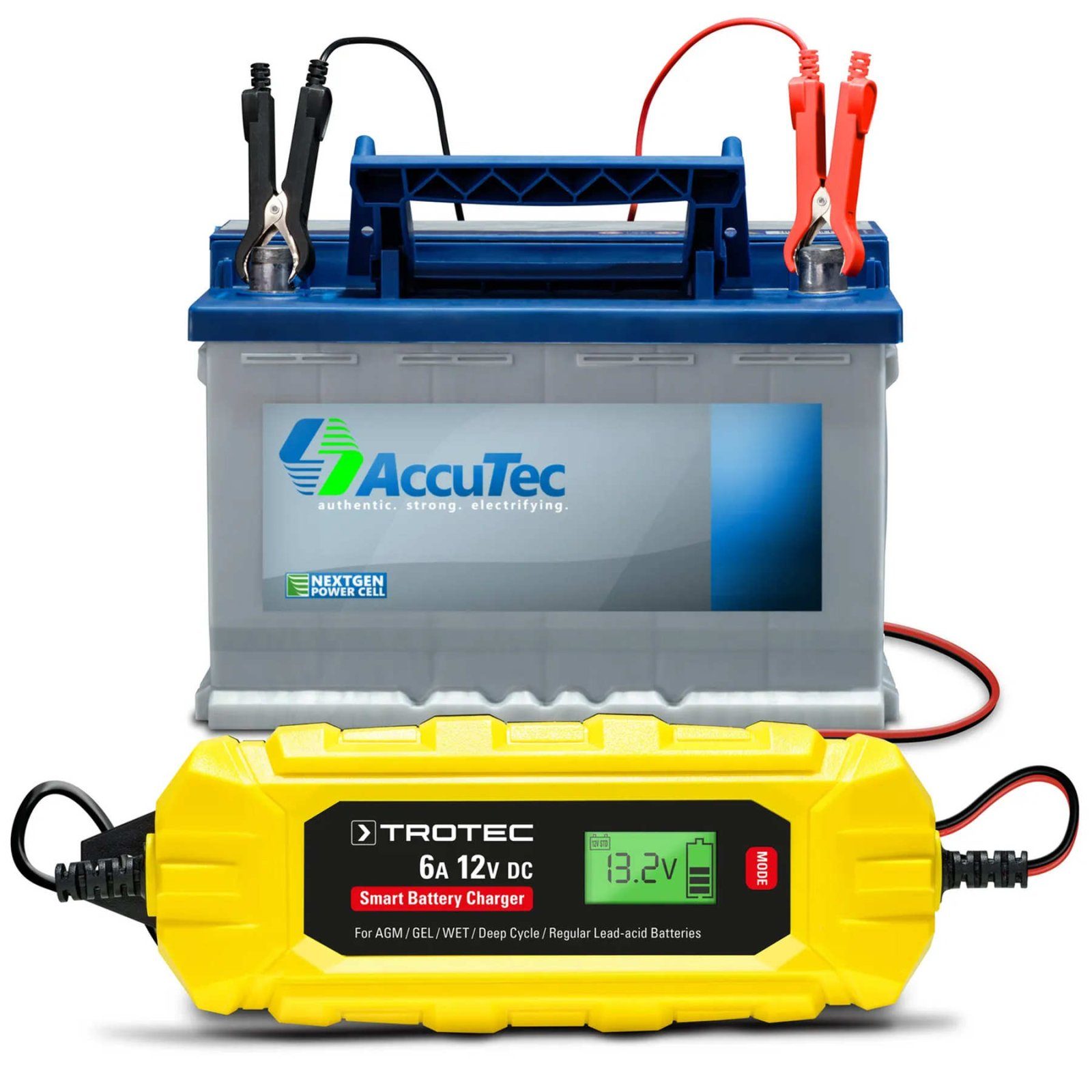 Зарядний пристрій для автомобільного акумулятора Trotec PBCS 6A, 12V, 4-150Ah (4675000010) 8