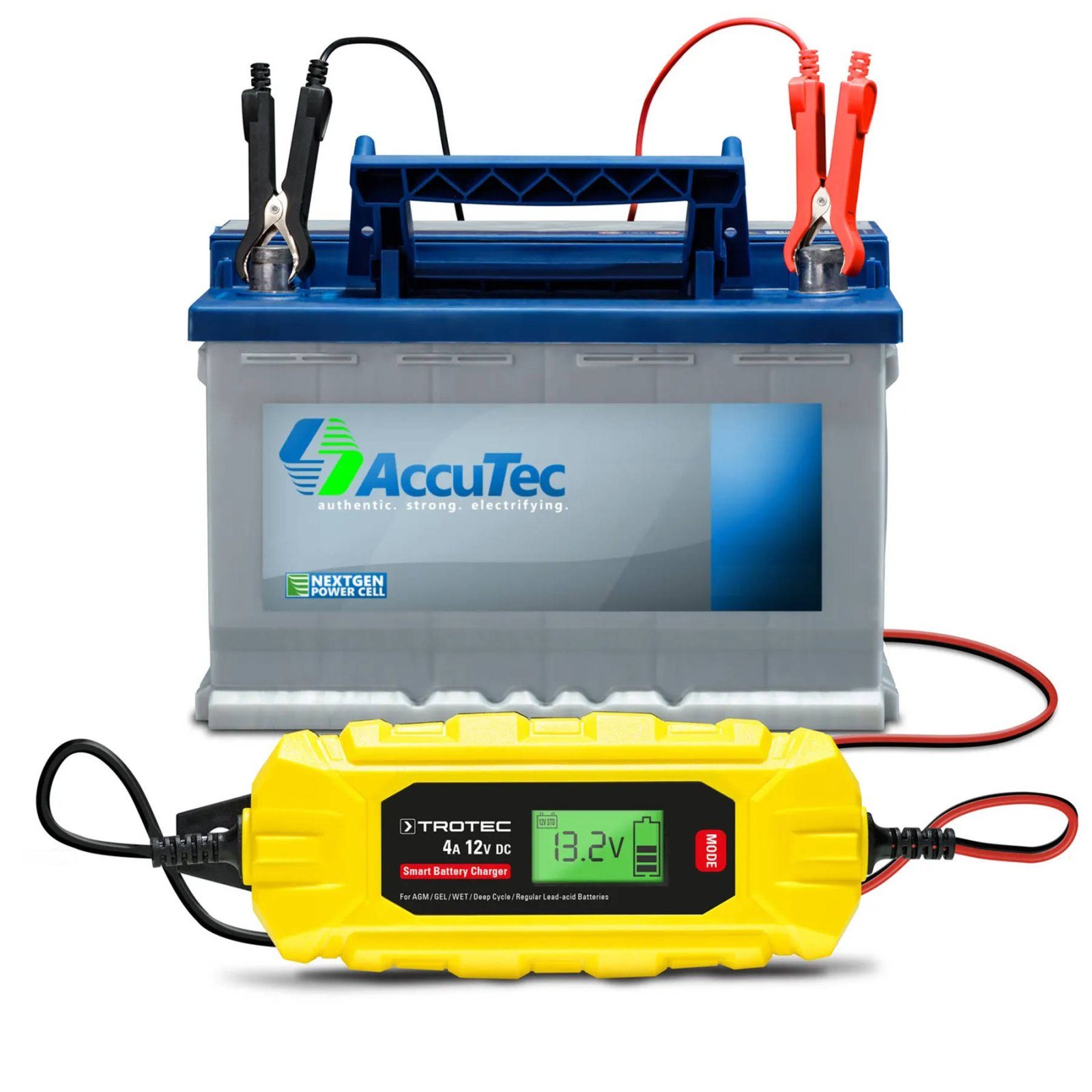 Зарядний пристрій для автомобільного акумулятора Trotec PBCS 4A, 12V, 4-120Ah (4675000005) 3