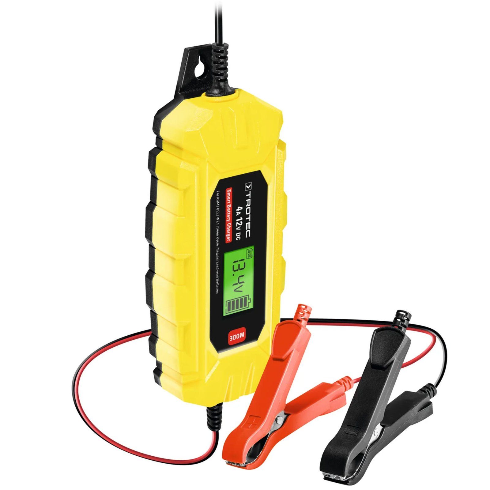 Зарядний пристрій для автомобільного акумулятора Trotec PBCS 4A, 12V, 4-120Ah (4675000005) 5
