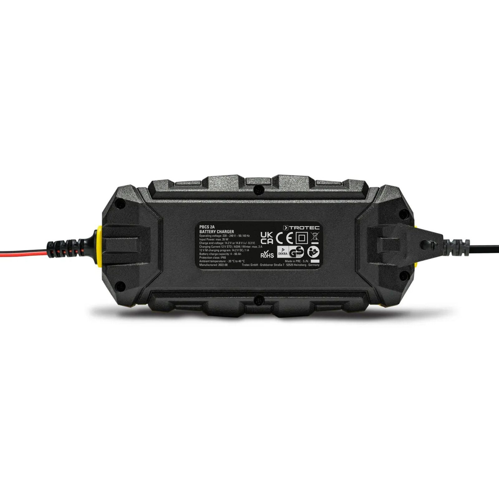 Зарядний пристрій для автомобільного акумулятора Trotec PBCS 2A, 12V, 4-60Ah (4675000001) 2