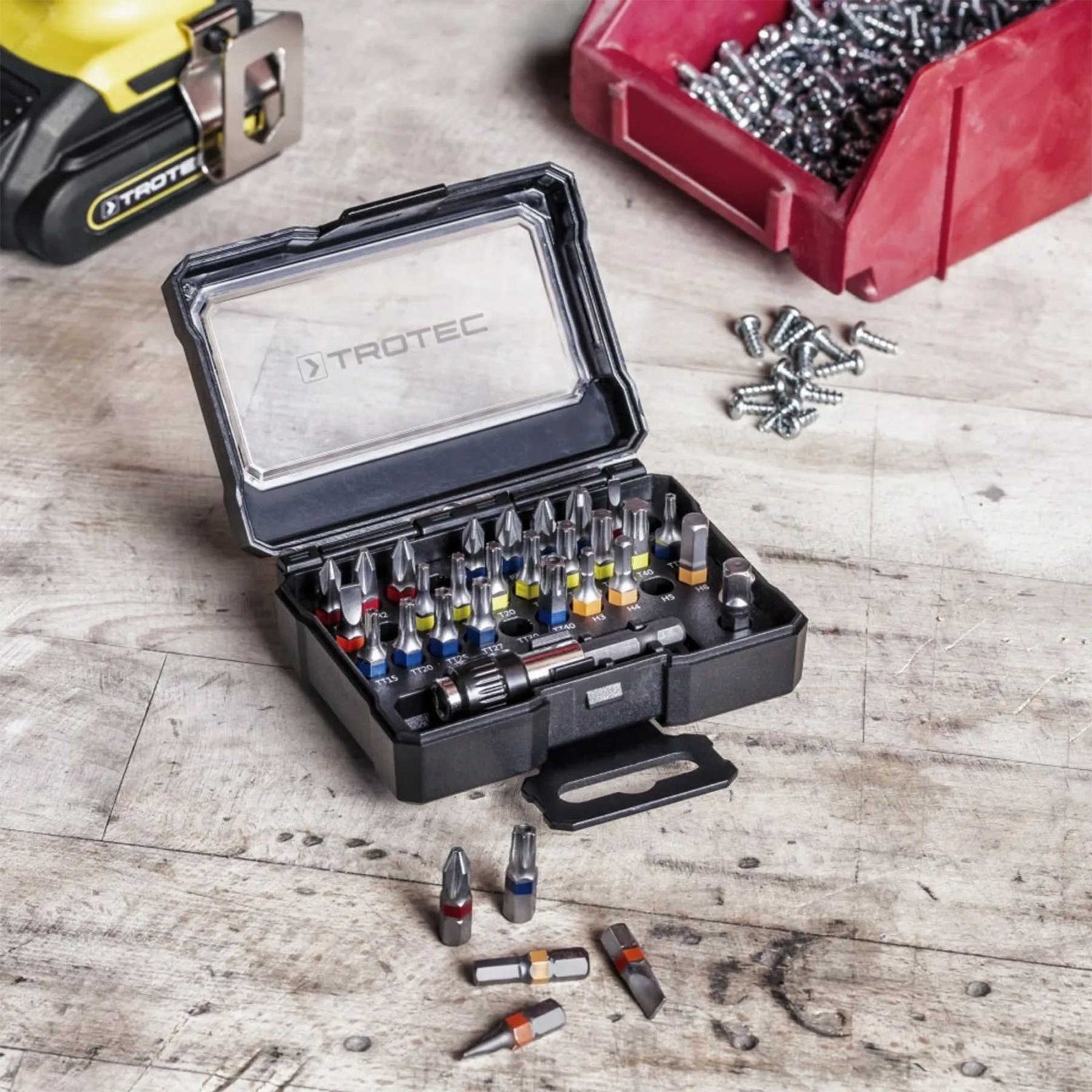 Набір біт Trotec PSCS Screwdriver 32 pieces Bit Set (6200001001) 6