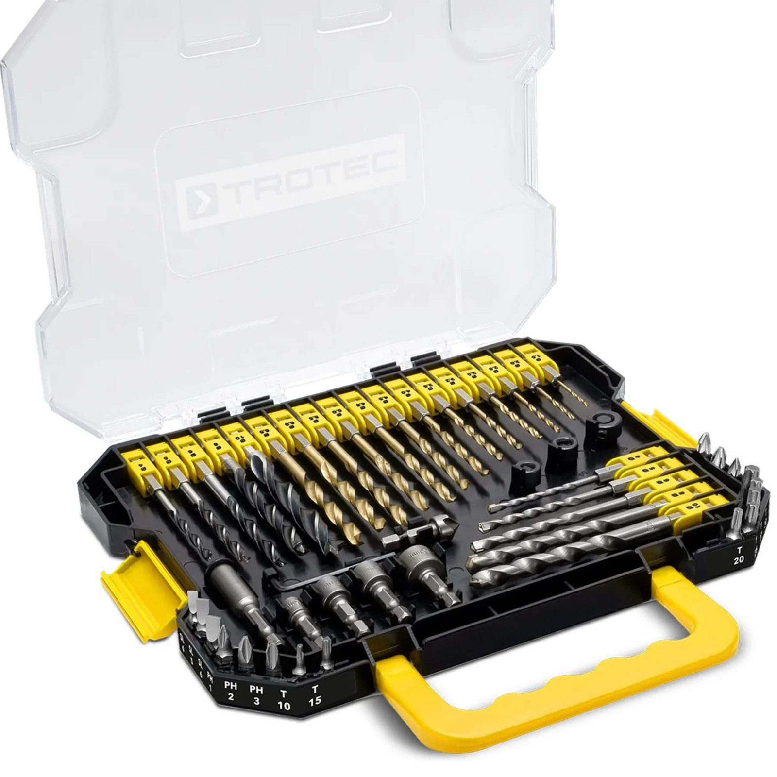Набір біт і свердел Trotec 49 pieces Hexagon Shank Drill and Bit Set (6200001160) 12