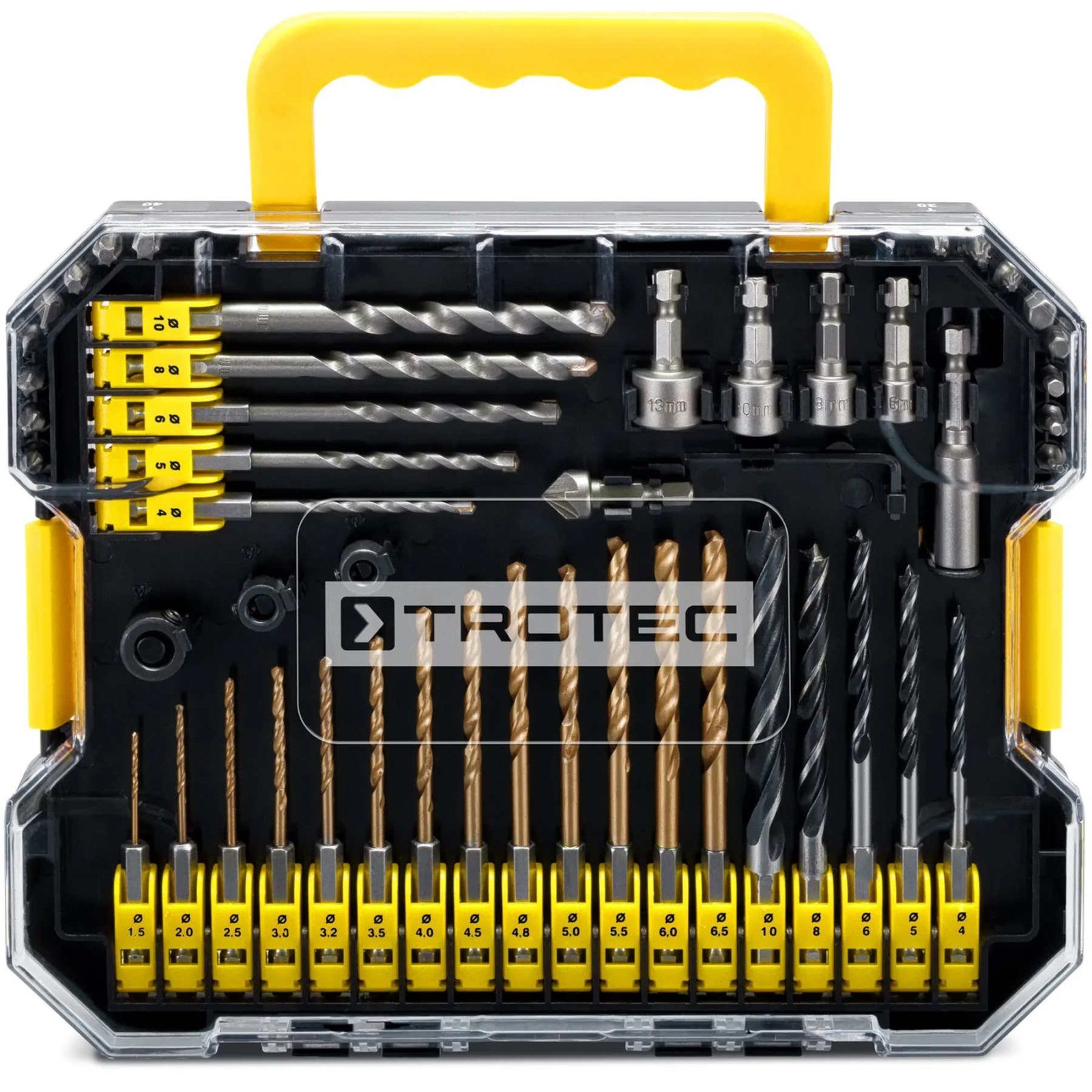 Набір біт і свердел Trotec 49 pieces Hexagon Shank Drill and Bit Set (6200001160)