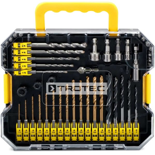 Набір біт і свердел Trotec 49 pieces Hexagon Shank Drill and Bit Set (6200001160)