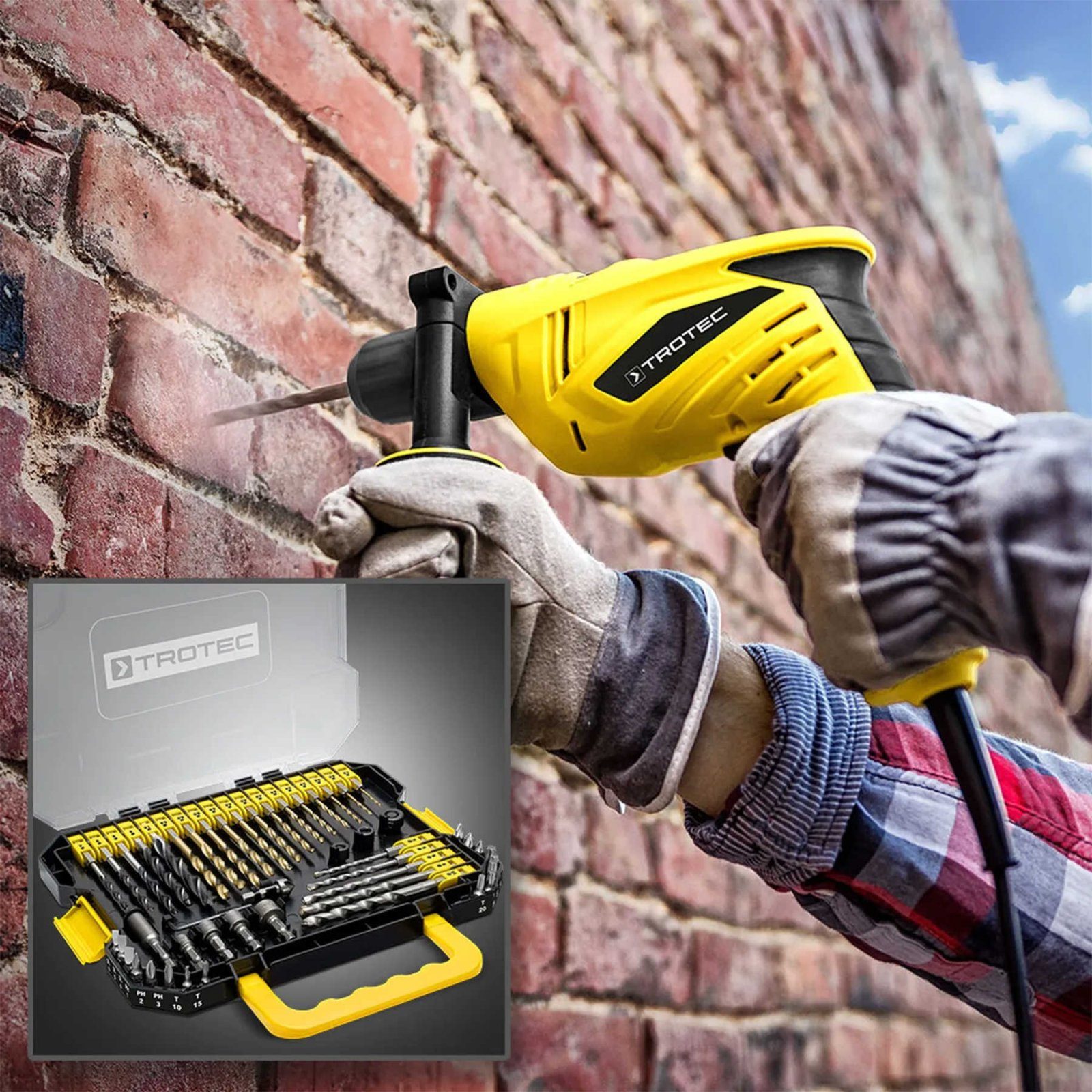 Набір біт і свердел Trotec 49 pieces Hexagon Shank Drill and Bit Set (6200001160) 9