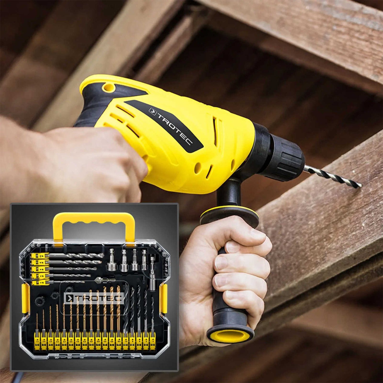 Набір біт і свердел Trotec 49 pieces Hexagon Shank Drill and Bit Set (6200001160) 7