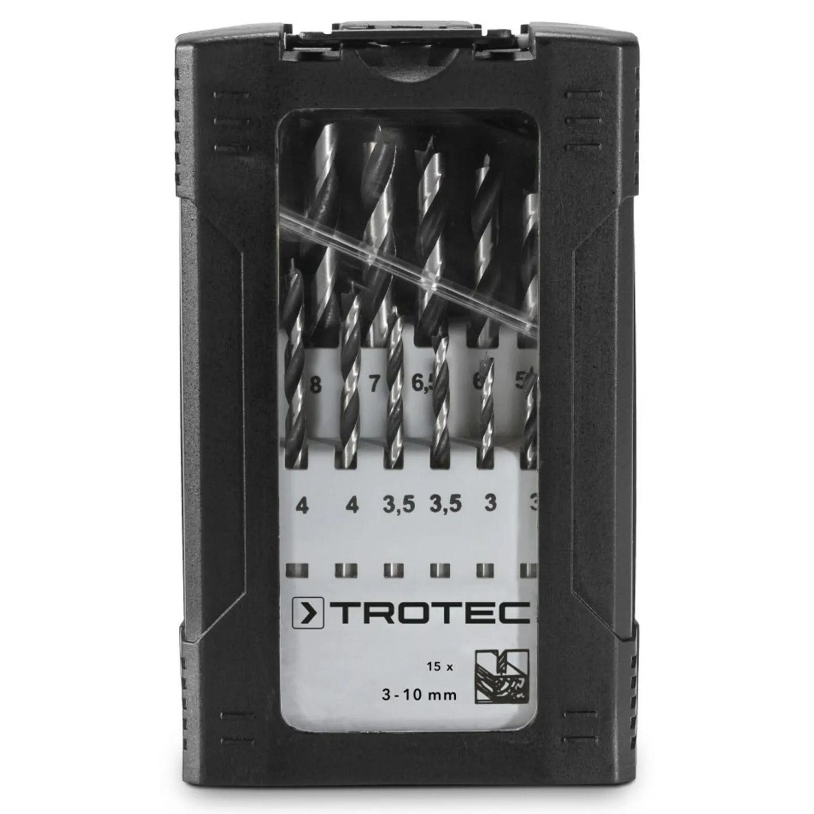 Набір свердел по дереву Trotec 15 pieces Wood Drill Set (6200001101) 4