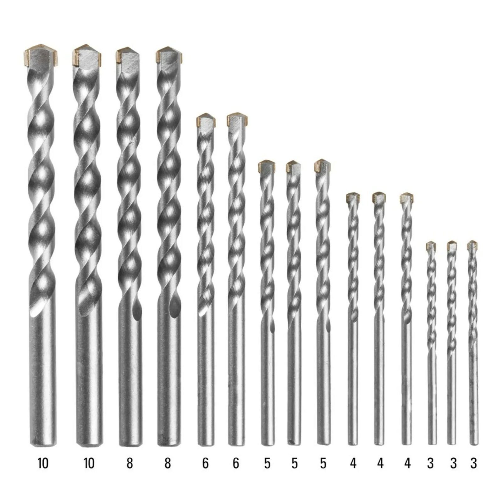 Набір свердел по каменю Trotec 15 pieces Stone Drill Set (6200001151) 3