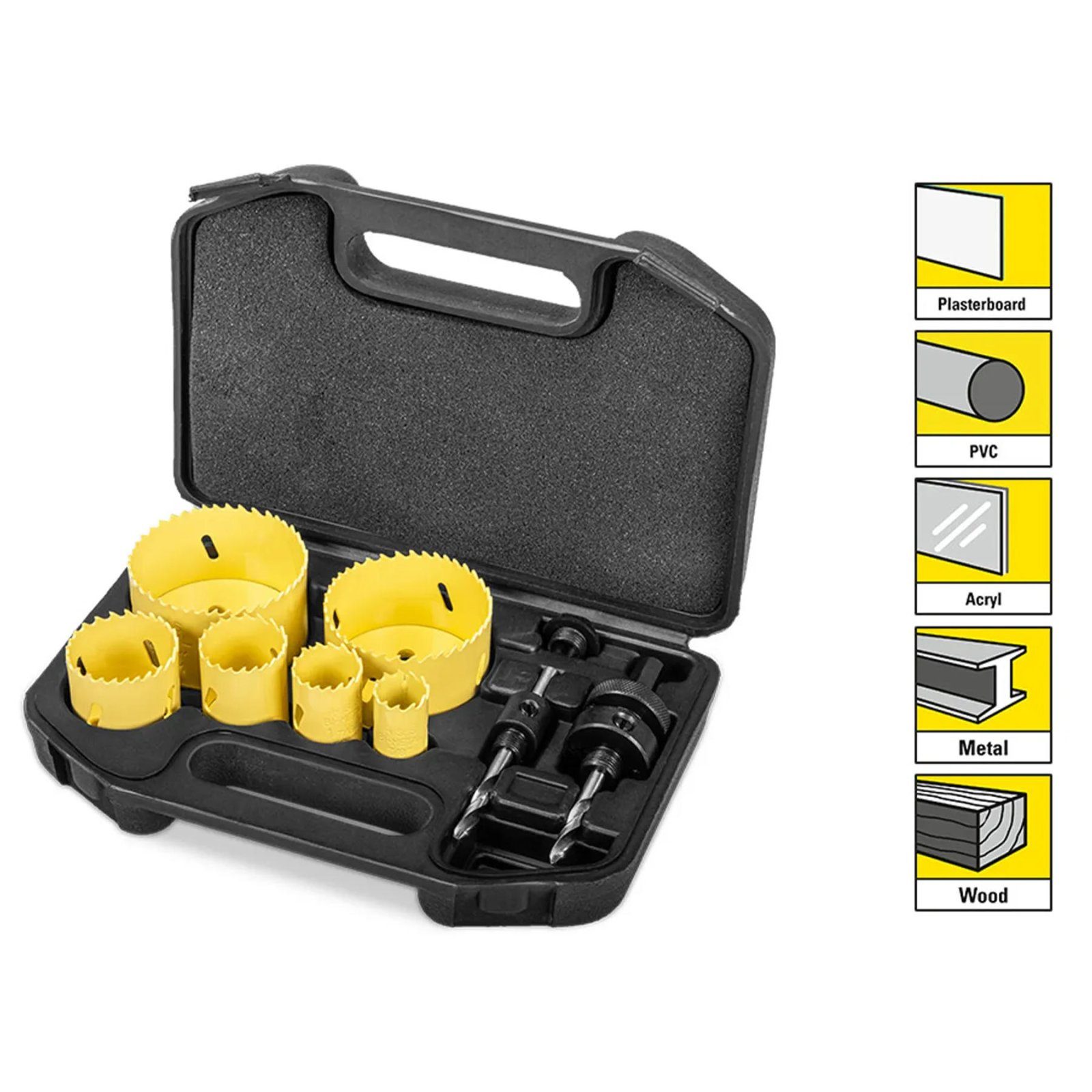 Набір свердел корончастих Trotec HSS Bi-metal Set (6215001351) 5