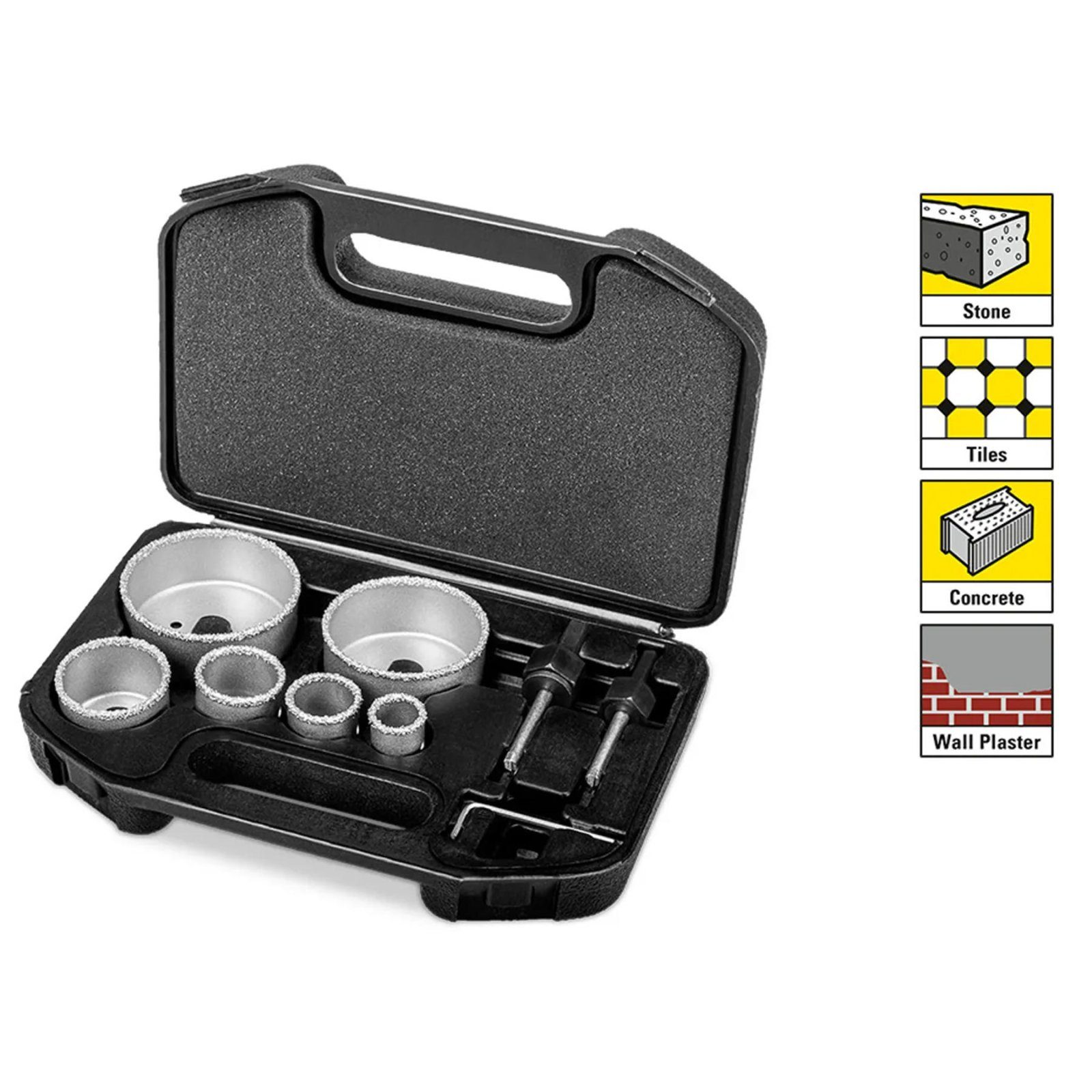 Набір свердел корончастих Trotec Carbid Set (6215001350) 4