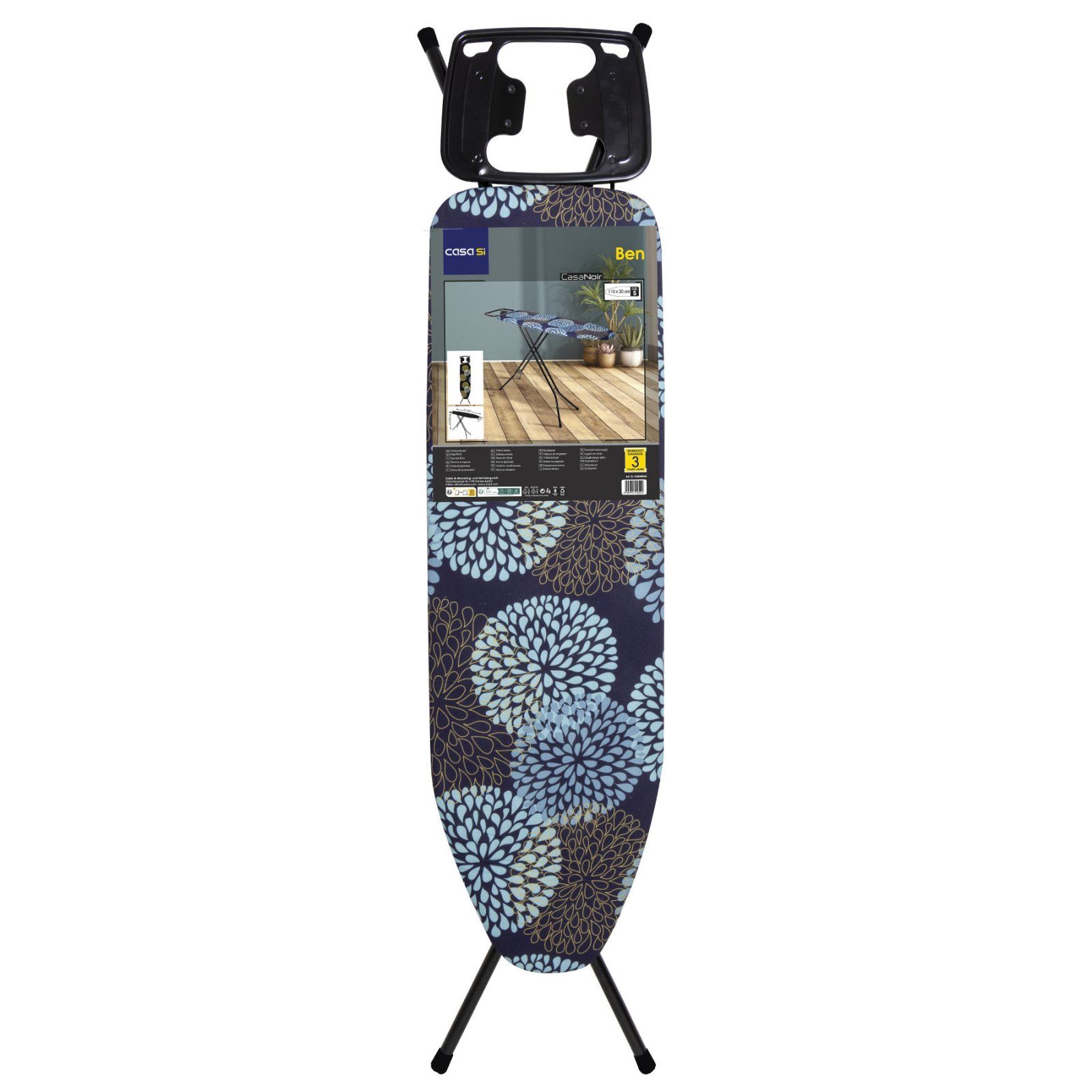 Дошка для прасування Casa Si Ben 110x30 Black with Blue Firework (CS98090G387) 2