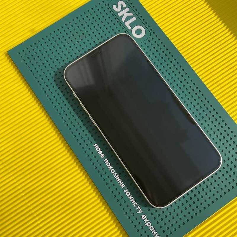 Антиковзаючий килимок SKLO для поклейки захисту екрану смартфонів (22x13 см) Зелений 4