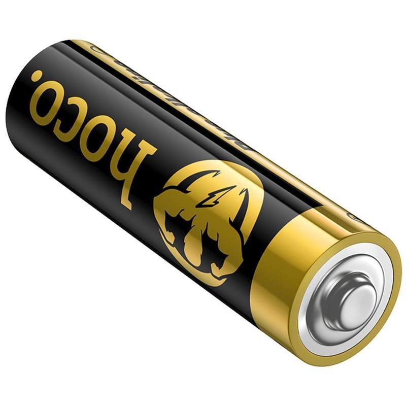Батарейки Hoco JA1A AA (LR6) Alkaline 2 pcs Black 5