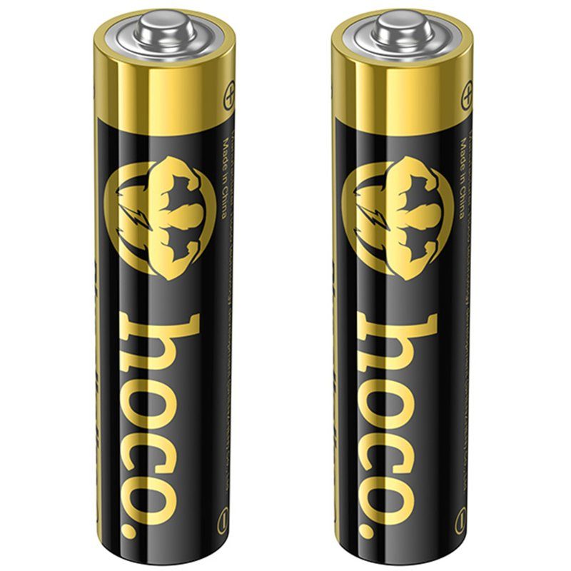 Батарейки Hoco JA2A AAA (LR03) Alkaline 2 pcs Black