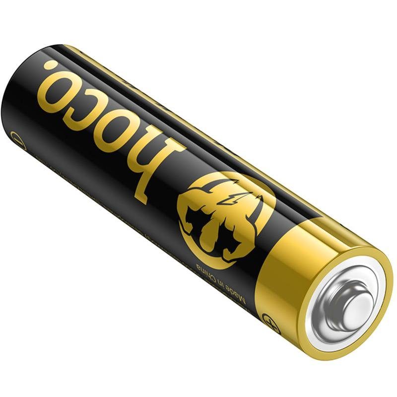 Батарейки Hoco JA2A AAA (LR03) Alkaline 2 pcs Black 3