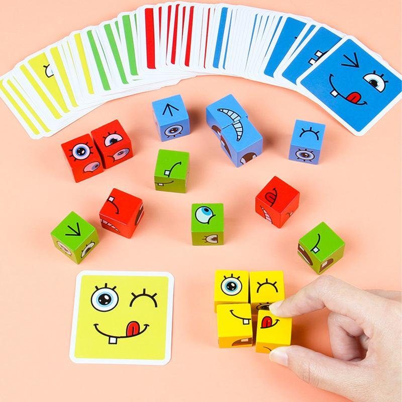 Настільна інтерактивна гра Ummi Face Change Rubik's Cube White 2