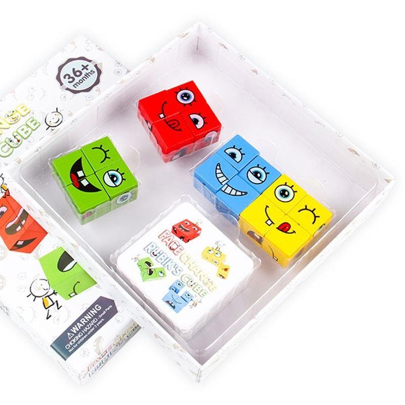 Настільна інтерактивна гра Ummi Face Change Rubik's Cube White 4