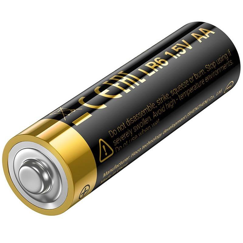 Батарейки Hoco JA1 AA (LR6) Alkaline 10 pcs Black 5