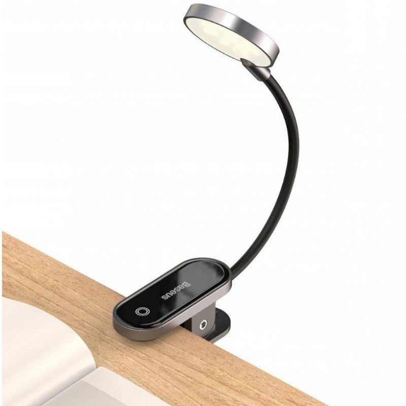 Лампа Baseus Comfort Reading Mini Clip Lamp (DGRAD-0) Dark Gray 2