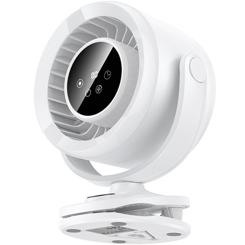 Портативний вентилятор Hoco HX608 handheld folding fan 3600 mAh White 3