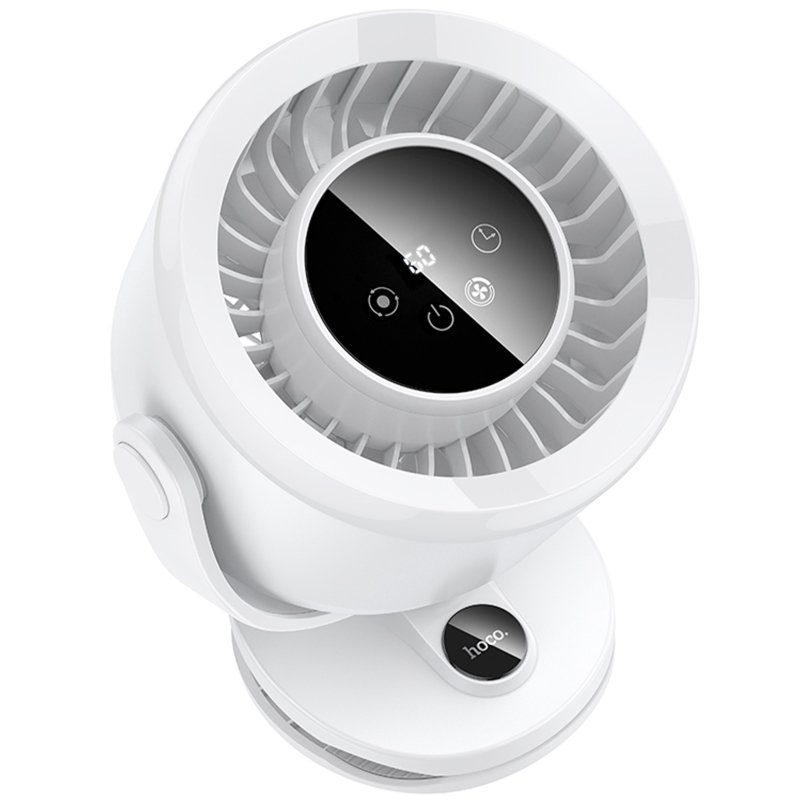Портативний вентилятор Hoco HX608 handheld folding fan 3600 mAh White 4