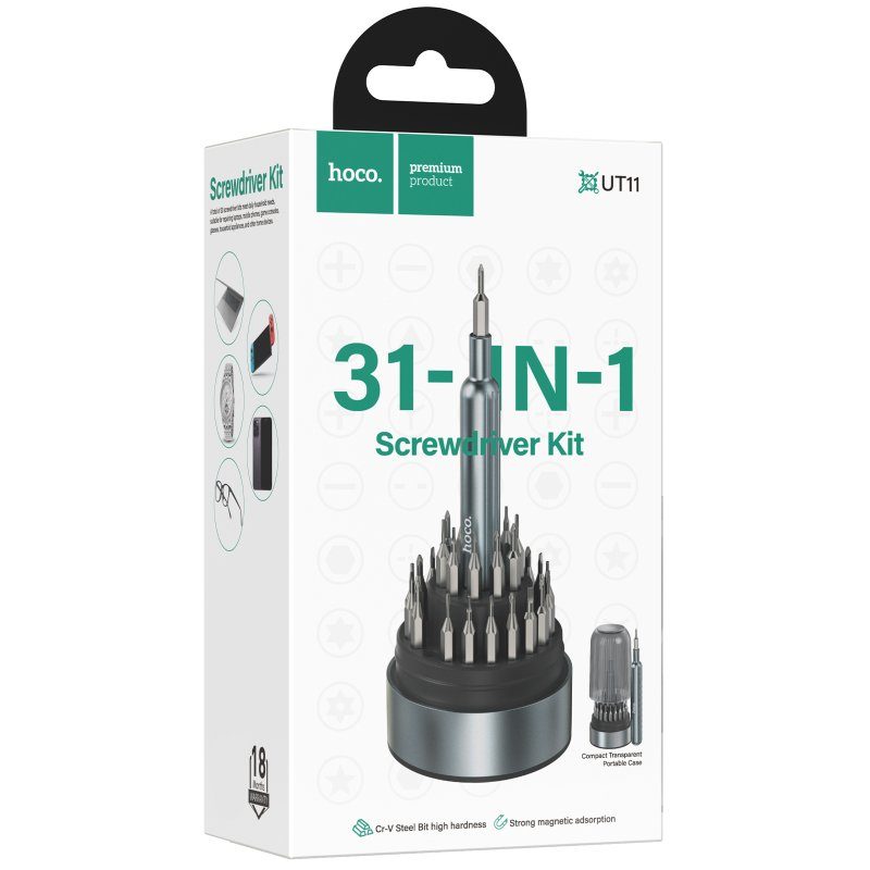 Набір викруток Hoco UT11 set 31in1 Deep space gray 2