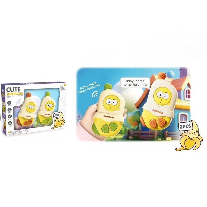 Дитяча навчальна рація ME-213 Banana Cute Intercom (2pcs) Yellow 5