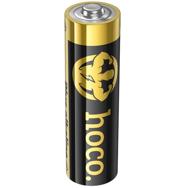 Батарейки Hoco JA1B AA (LR6) Alkaline 4 pcs Black