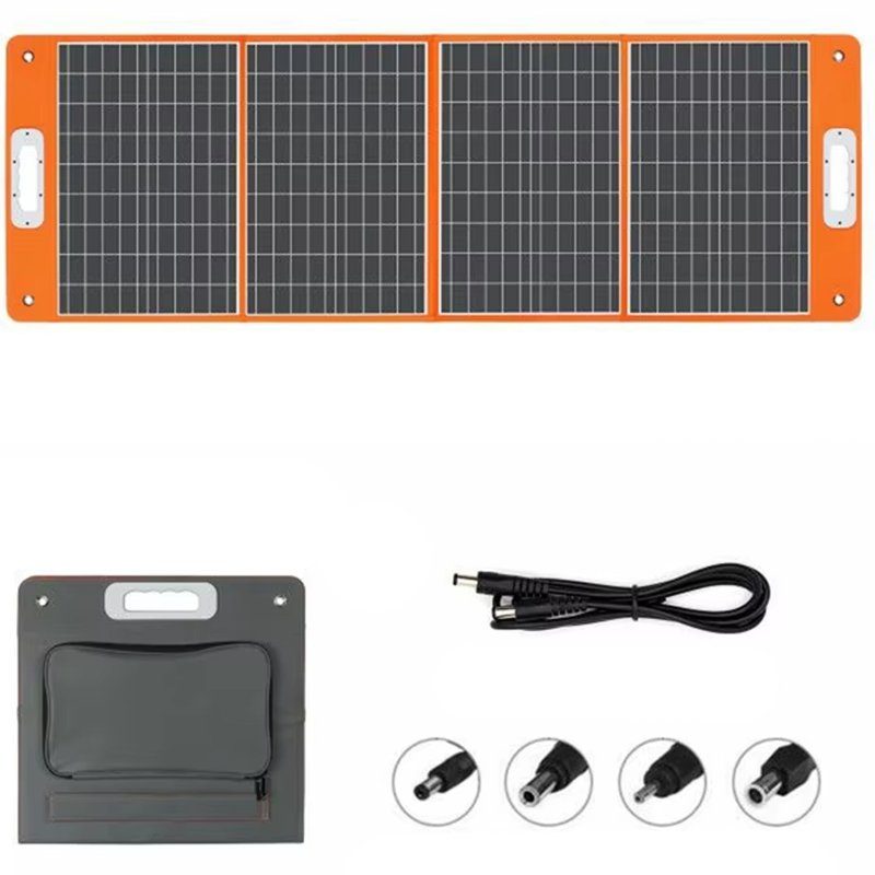 Портативна сонячна панель TSP-18V-100W Monocrystalline PD65W+QC3.0 (1USB-A/1C) Black 2