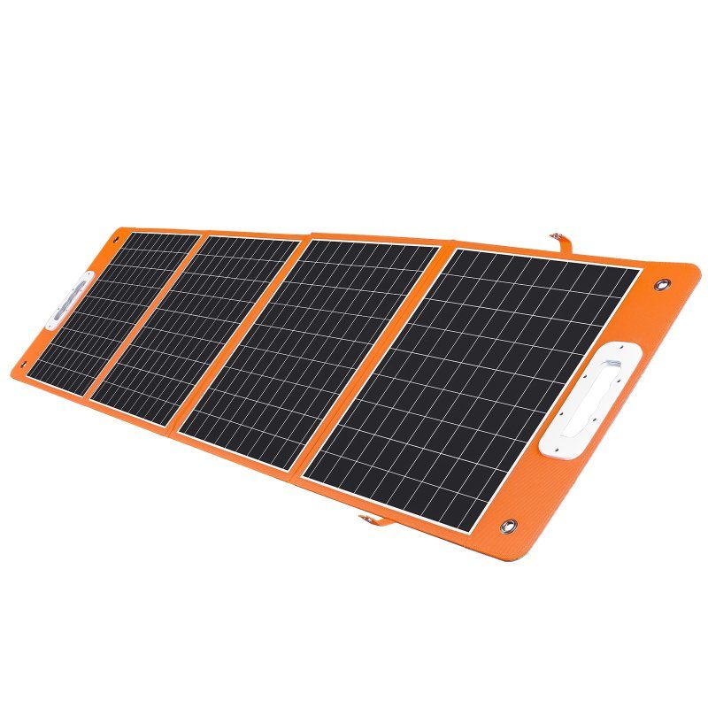 Портативна сонячна панель TSP-18V-100W Monocrystalline PD65W+QC3.0 (1USB-A/1C) Black 4