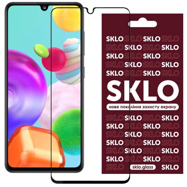 Захисне скло SKLO 3D для Samsung Galaxy A05s Чорний
