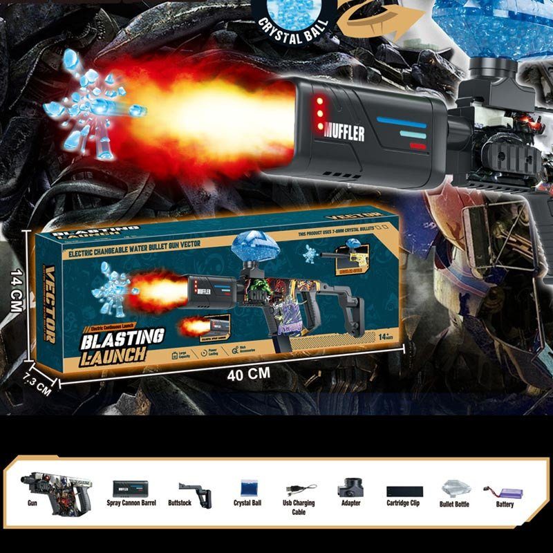 Автомат на гідрогелевих кульках (орбізах) Vector Blasting Launch Robot 2