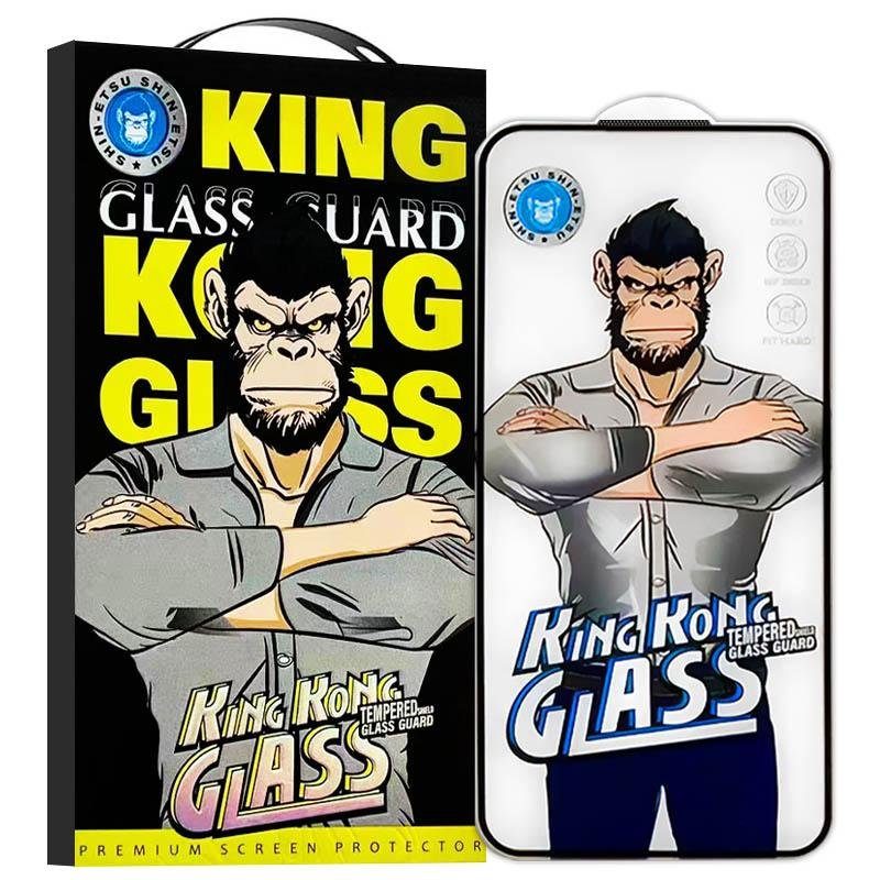 Захисне 2.5D скло King Kong HD для Apple iPhone 17 Pro / 18 Pro (6.3") Чорний