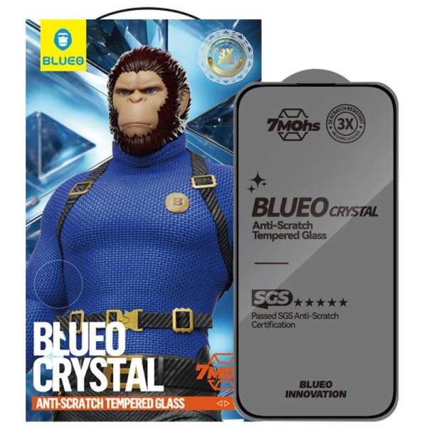 Захисне 2.5D скло Blueo Crystal Anti-Scratch для Apple iPhone 17 / 17 Pro / 18 Pro (6.3") Чорний