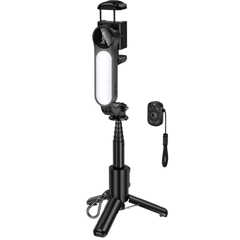 Монопод для селфі Hoco K90 Support axis smart+light Black 7