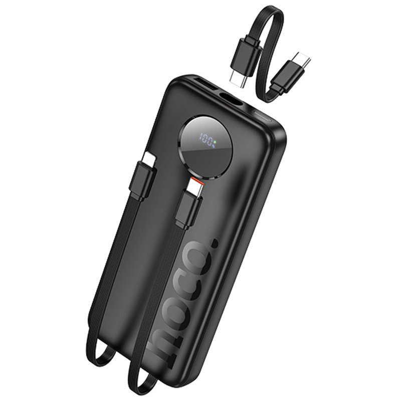 Портативний ЗП Power Bank Hoco J132 Sabio 22.5W+PD20W with 3 cables 10000 mAh Black 3