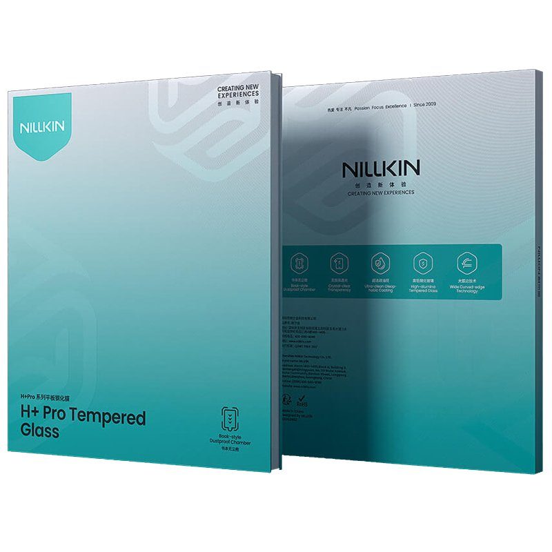 Захисне скло Nillkin (H+ PRO) для Apple iPad 10.9" (2022-24) / 11" (A16) 2025 (+ аплікатор) Прозорий 5
