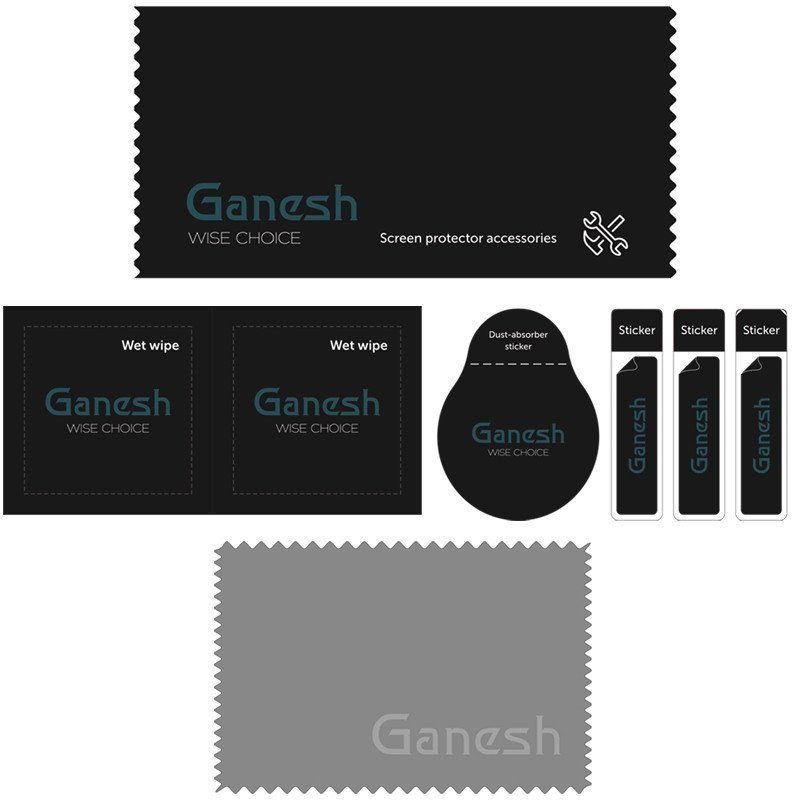 Захисне скло Ganesh (Full Cover) для Samsung Galaxy S26 Чорний 5