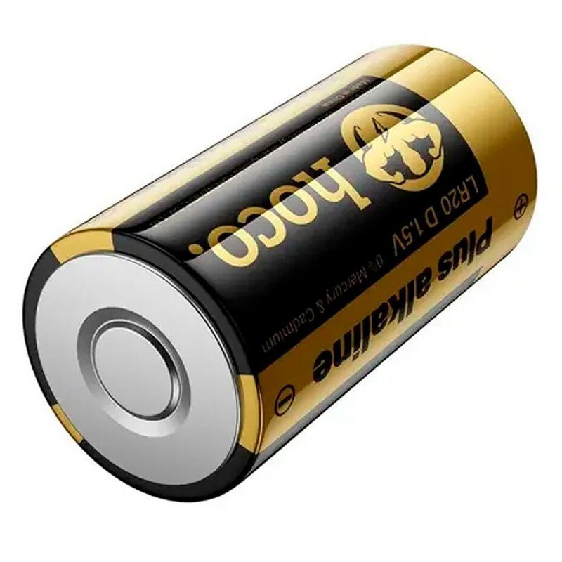 Батарейки Hoco JA5 D (LR20) Alkaline 2 pcs Black 3