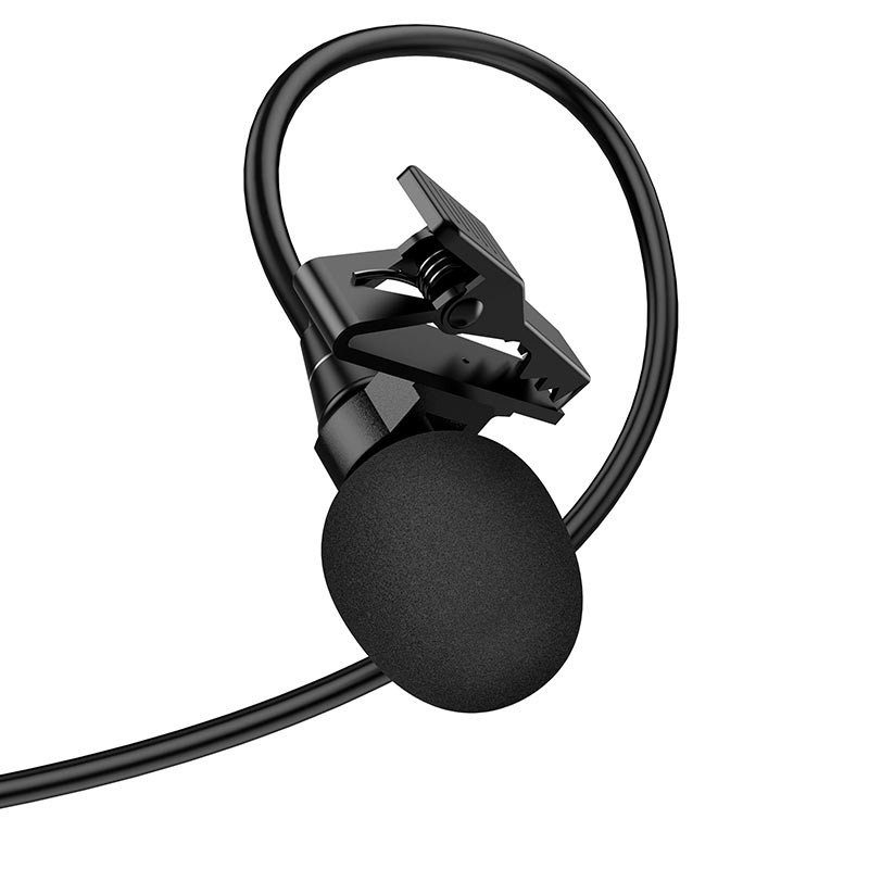 Мікрофон петличний Hoco L14 Lightning (2m) Black 3