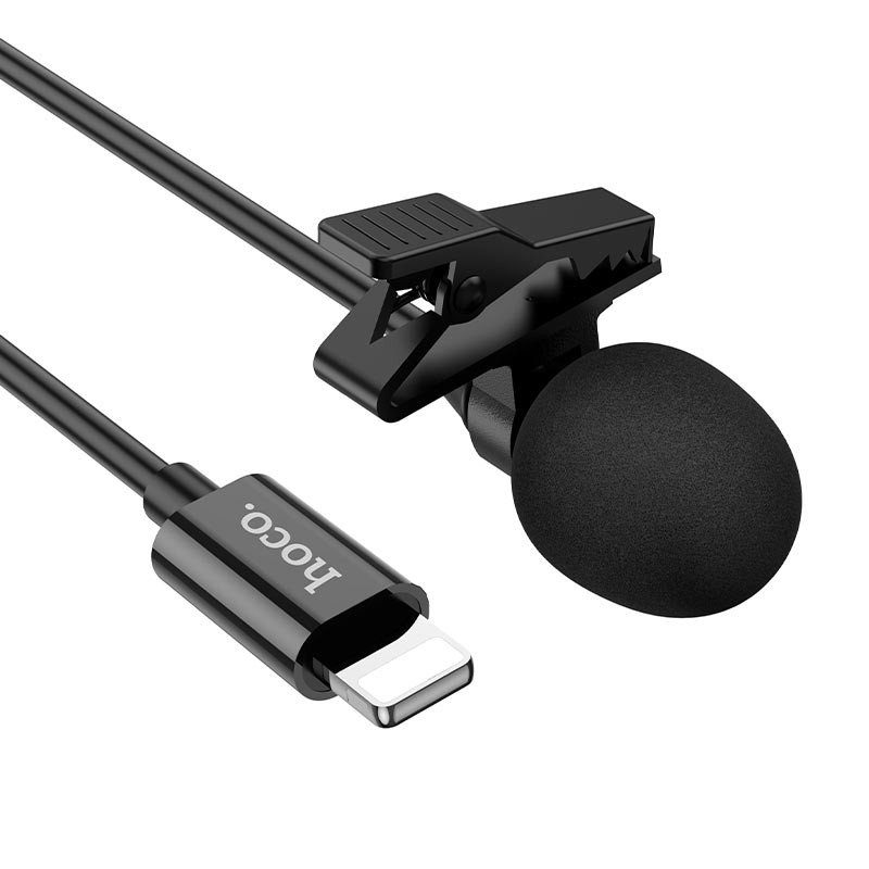 Мікрофон петличний Hoco L14 Lightning (2m) Black 4