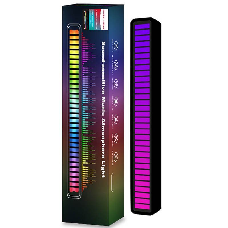 Настільна LED лампа RGB 5V Single Panel Bluetooth USB interface with app Black 2