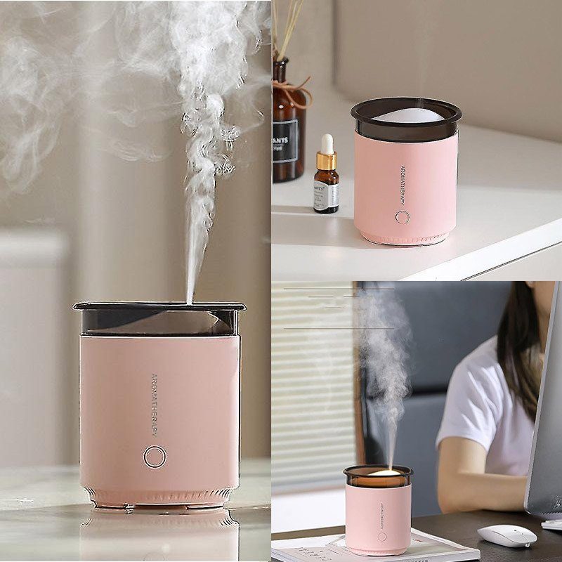 Зволожувач повітря з підсвічуванням WX106 Type-C/5V USB 200ml Pink 2