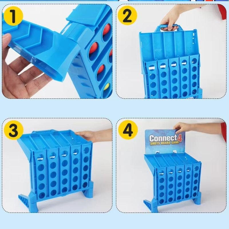 Настільна інтерактивна гра Ummi 22013 Connect 4 Shots Board Game Blue 4
