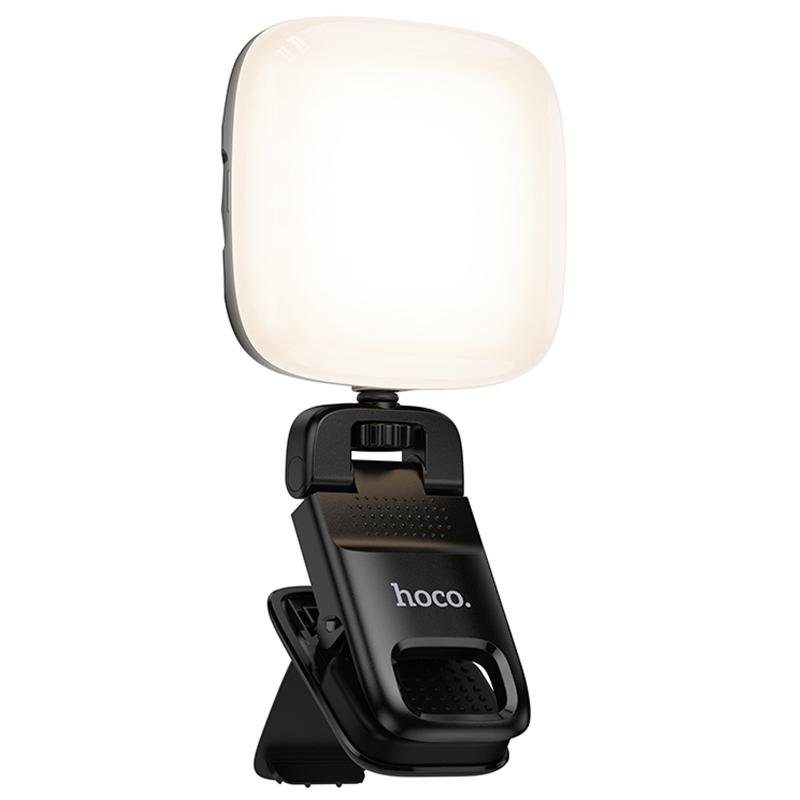Портативна лампа для селфі Hoco K29 Beauty Selfie Light 300 mAh Black