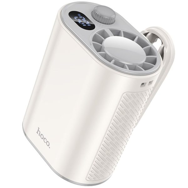 Портативний вентилятор Hoco HX609 handheld folding fan 3600 mAh White