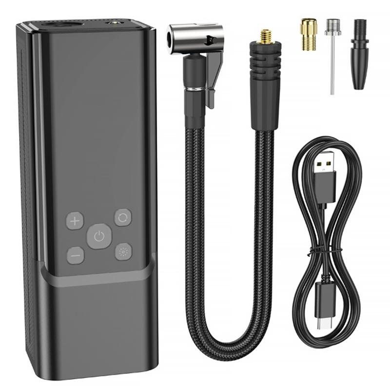 Автомобільний насос Hoco ZP7 Maddy smart (5000 mAh) Black 7