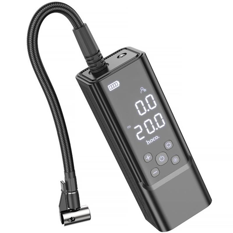 Автомобільний насос Hoco ZP7 Maddy smart (5000 mAh) Black 3