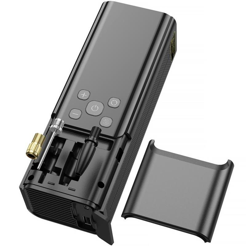 Автомобільний насос Hoco ZP7 Maddy smart (5000 mAh) Black 5